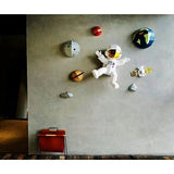 astronaut en zonnestelsel, doe-het-zelf papieren knutselsjablonen, wanddecor-kunstwerk, papieren ornament, papiersculptuur, geometrisch papiercraft-origami, geen afgewerkt model