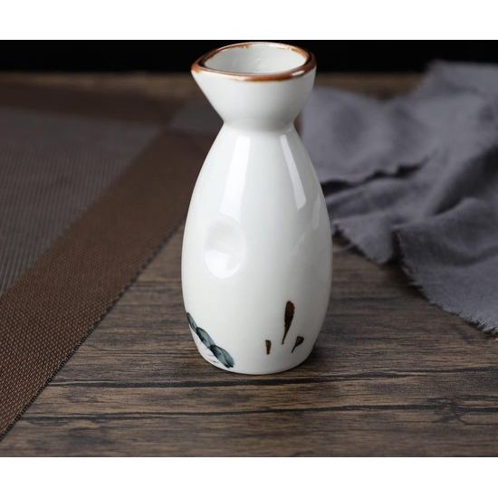 Japanse Liquor Sake Set met Sake Beker Wijnpot Porselein Sake Set voor warmers (1 Sake-Pot 3 Sakebekers)