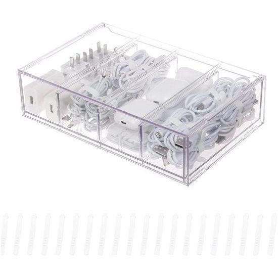 kabelmanagementbox, Lade A, bureau organisatie