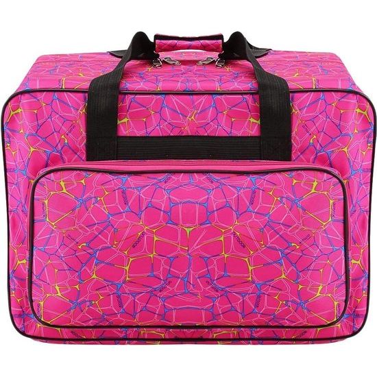 Naaimachinetas Overlocktas Naaimachinedraagtas Universele naaimachinetassen Naaimachinekoffer 46 x 23 x 32 cm Transporttas Opbergtas voor naaimachine Naaiaccessoires