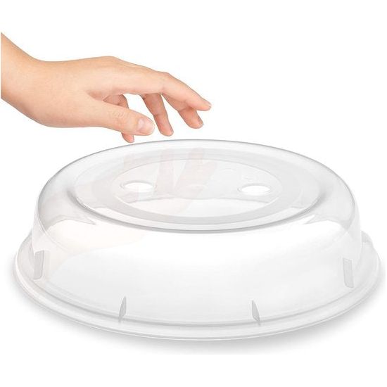 Microwave Standard Cover, Dishwasher Safe and BPA-Free, Ideal as Microwave Cover, Splash Guard Lid and Plate Cover for Microwave