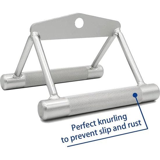 Multigym handgrepen roeihandgreep triceps touw lat pull bar 100cm/120cm triceps handvatten parallelle handgrepen bevestiging kabeltrek fitness accessoires