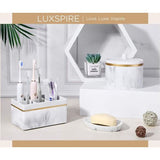 Tandborstelhouder, 5 sleuven elektrische tandenborstelhouder, tandpasta, heren, elektrisch scheerapparaat, houder, scheerstandaard, tandenborstelhouder, accessoires, opbergcontainer voor kam,