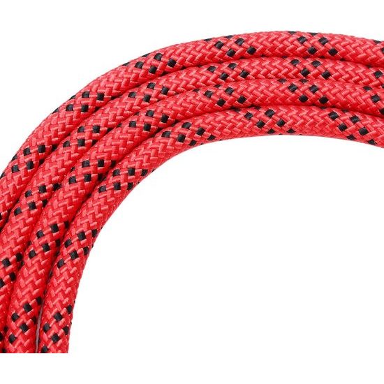Professioneel nylon klimtouw, 8 mm veiligheidskabel met karabijnhaak, draaggewicht 950 kg, voor wandelen, bergbeklimmen, outdoor, sport, kamperen, speleologie