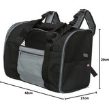 Connor-rugzak, 42 × 29 × 21 cm, zwart / blauw