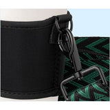 Cupholder . Tas voor koffiebekers en fles om te hangen. Ideaal voor bekers en drinkflessen van alle soorten (zwart, zwart)