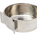 Roestvrij stalen bak montageplaat, 15,0 cm, 1,00 l, zilver (Pack van 2)