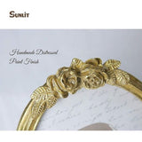 Vintage fotolijsten 4" x 6" antieke glazen voorkant fotolijst kunst foto display tafelblad muur opknoping cadeau-ideeen goud