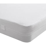 Waterdichte matrashoes met ritssluiting, tegen mijten matrasbeschermer, hygiënische en ademende matrasoplegger, hoogte 20 cm -100 x 200 cm