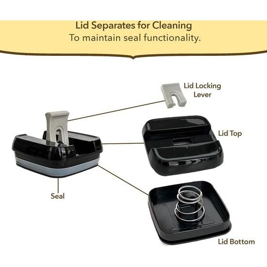 Luchtdichte voorraadpotten - 7 transparante voedselopslagcontainers met deksels in 4 maten voor keukenorganisatie - BPA-vrij - met etiketten