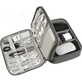 Kabeltas, kabelorganisatortas voor kabels, 3-laags kabeltas, organizer, technisch zakje voor oplaadkabel, mobiele telefoon, powerbank