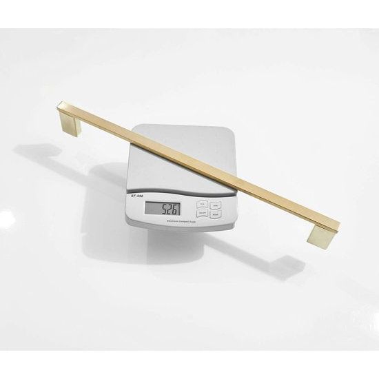 Badhanddoekhouder 50 cm roestvrij staal roségoudlook moderne handdoekhouder wandmontage