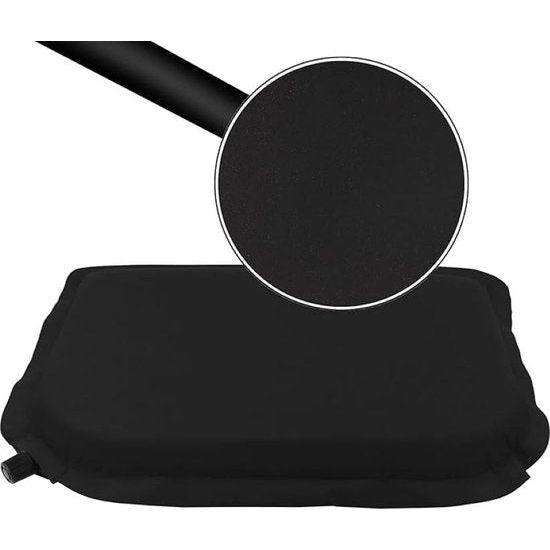 Zelfopblazend campingzitkussen, 40 x 30 x 3,8 cm, thermokussen, isolerend, outdoor zitmat, ultralicht