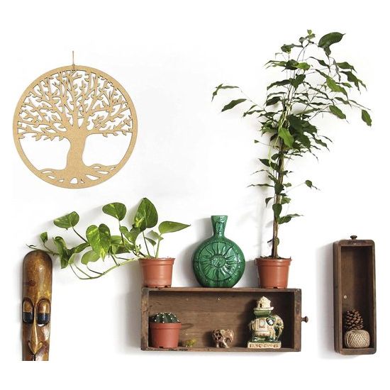 De levensboom brengt rust, harmonie en een rustieke en vintage uitstraling in je huis