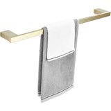 Badhanddoekhouder 50 cm roestvrij staal roségoudlook moderne handdoekhouder wandmontage