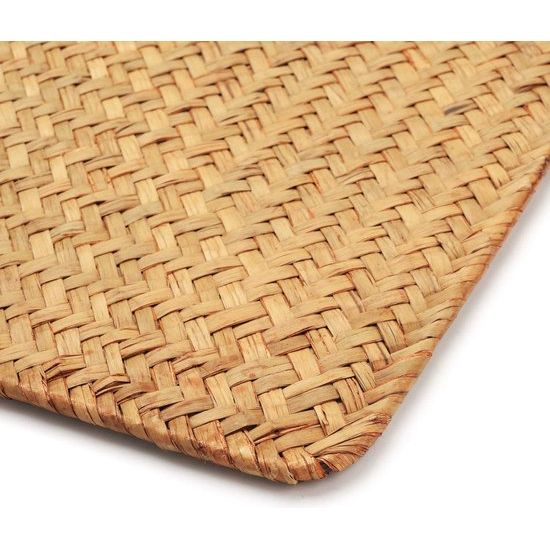 Placemats antislip zeegras rotan placemats eettafel hittebestendig geweven Kerstmis placemats isolatie (4 stuks)