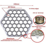 Ravioli-maker, 37 gaten, ravioli-maker, koekjesmaker, ravioli-pers, deegzakken, gereedschap voor het koken en bakken