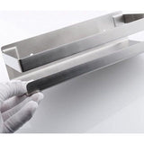 Keukenmand - Hangend Keukenrek - Kruidenrek - Keukenkast Organizer - Kruidenpotrek - Kruidenhouder - Zeeppomprek - Wandplank - Kruidenorganizer (Zilver, 40CM)