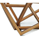 Kubus geometrisch ijzeren standbeeld - minimalistische sculptuur voor slaapkamer, salon, boekenkast en woondecoratie.