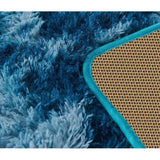 Hoogpolig tapijt voor de woonkamer, super zacht, shaggy tapijt, wollig, Soft Area Vloerkleed, slaapkamer, zacht, pluizig, kindermat, tapijt (marineblauw, 80 x 150 cm)