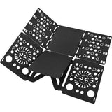 Opvouwbare plank Verstelbare Pollover-broeken Overhemden Wasgoed Vouwhulp voor kinderen en volwassenen voor waskleding T-shirtvouw Opvouwbare wasplank Overhemdvouw (zwart)