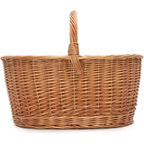 Design Marktmand (grootte en vorm naar keuze), boodschappenmand, mand om te winkelen/hengselmand gevlochten van wilgentenen