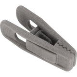 20 Pack Fluwelen Hanger Clips Set, Wasknijpers Sterke Vingergreep Flocked Rok Clips Perfect voor gebruik met Smalle Fluwelen Hangers - Grijs