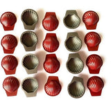 Mini-bakvormschelpen - Tartellete 20 stuks 2 cm vormen met antiaanbaklaag - Ideaal voor feestjes Verjaardagsfeestjes - Gemakkelijk te wassen
