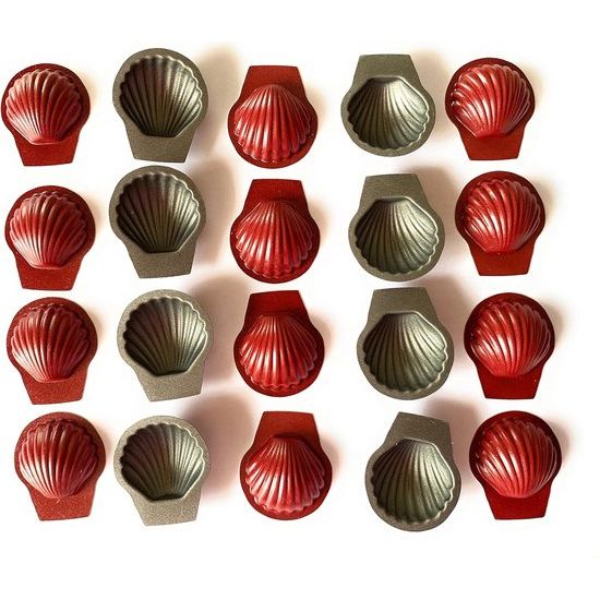 Mini-bakvormschelpen - Tartellete 20 stuks 2 cm vormen met antiaanbaklaag - Ideaal voor feestjes Verjaardagsfeestjes - Gemakkelijk te wassen