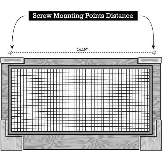 Boho-Chic Organizer voor sieraden, wandrek met afneembare armbandstang, met 16 haken, perfecte opslag voor oorringen, halskettingen en armbanden, sieradendisplay