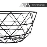 [2-in-1] fruitmand broodmand – met canvas inleg van 100% katoen – inzet is extreem robuust door weeftechniek – modern en tijdloos design