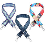 Tasriem, brede schouderriem, schouderriem voor tassen, kleurrijke draagriem, handtas, schouderriem met karabijnhaak, zakriem, 80-140 cm, verstelbare tasriem, 3,8 cm, zakband