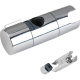 Douchedouchehouder, verstelbare douchekophouder voor glijstang 19-25 mm, 360° draaibaar, douchedouchehouder zonder boren, klikbare douchekophouder, handdouchehouder