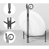 Veelzijdige displaystandaard: deze gebogen metalen standaard is perfect voor het presenteren van een verscheidenheid aan items, waaronder foto's, boeken, kleine kunstwerken, verzamelborden en nog veel meer.