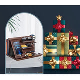 Cadeaus voor mannen: houten telefoon docking station, sleutel horloges, portemonnee standaard, nachtkastje organizer. Mannen idee verjaardag geschenk: echtgenoot mobiele telefoon station, gadgets mannen.