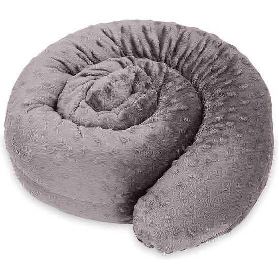 Tochtstopper raam afdichting deurmat 400 cm - tochtstopper voor deur en raam windstopper Minky Donker grijs