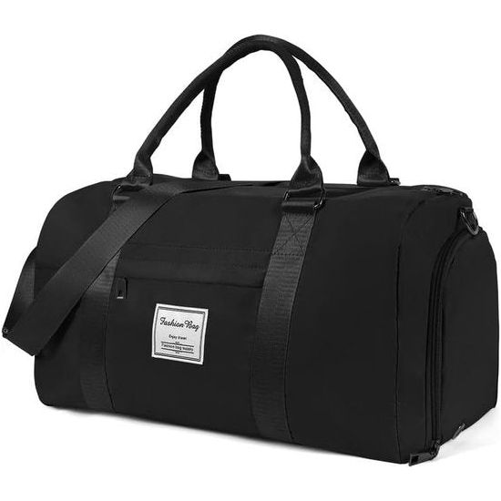 Sporttas, reistas, duffeltas, sportduffel met schoenenvak en nat vak, waterdichte overnachtingstas, reistas, bagagetas voor sport en reizen, voor heren en dames