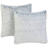 Set van 2 kussenslopen, superzacht, wollig, kussenhoezen, 40 x 40 cm, decoratieve dubbelzijdige pluche bankkussens, knuffelkussensloop, kunstbont, kussen, knuffelkussen, bankkussen, voor bank,