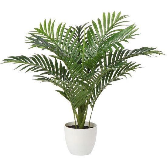 Kunstplant Palmboom Kunstplanten Kunstpalm Kunstboom Grote Tropische Esthetische Decoratie voor Woonkamer Slaapkamer Kantoor Balkon, 60CM