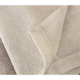 Gordijn, transparant met plooiband in linnen-ook, voile, voor woonkamer, kinderkamer en slaapkamer