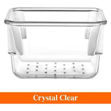 11 stuks lade-organizer van helder kunststof, bureau-ladeverdeler, tablets, commode, opbergdozen, scheidingsdoos voor make-up, sieraden en gadgets, slaapkamer, badkamer, kantoor