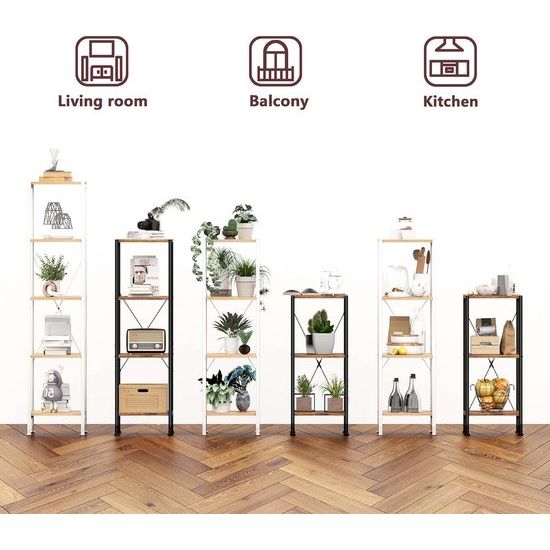 3-laags RVS Keukenrek - Vrijstaand Opbergrek 80×80×40 cm, Stevig en 3-laags RVS Keukenrek - Vrijstaand Opbergrek 80×80×40 cm, Stevig en