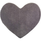 Brandsseller Badmat ca 70 x 80cm badmat Hartje Grijs