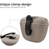 Leckerli-zak van siliconen clip op draagbare trainingscontainer-praktische magneetsluiting en riemclip -BPA-vrij