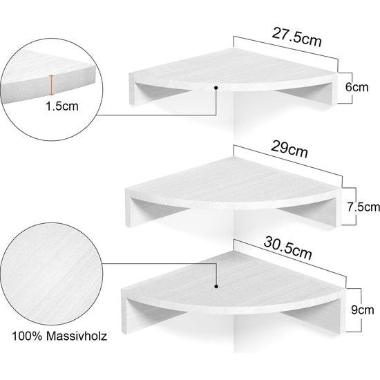 Houten keukenrek, hangend, zwevend rek, 3 planken, rek om op te hangen, voor woonkamer, slaapkamer, keuken, kantoor. Houten keukenrek, hangend, zwevend rek, 3 planken, rek om op te hangen, voor woonkamer, slaapkamer, keuken, kantoor.