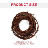 Rotankrans: de afmeting van de kerstrankenslinger is ongeveer 460,00 x 1,50 x 1,00 cm / 180,78 x 0,59 x 0,39 inch