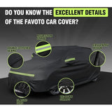 Autohoes, volledige afdekking, stofdicht, waterdicht, autohoes, autohoes, autohoes, autohoes, autohoes, autohoes, voor 430-460 cm, SUV, zwart, 455 cm x 150 cm x 140 cm, 3 kg