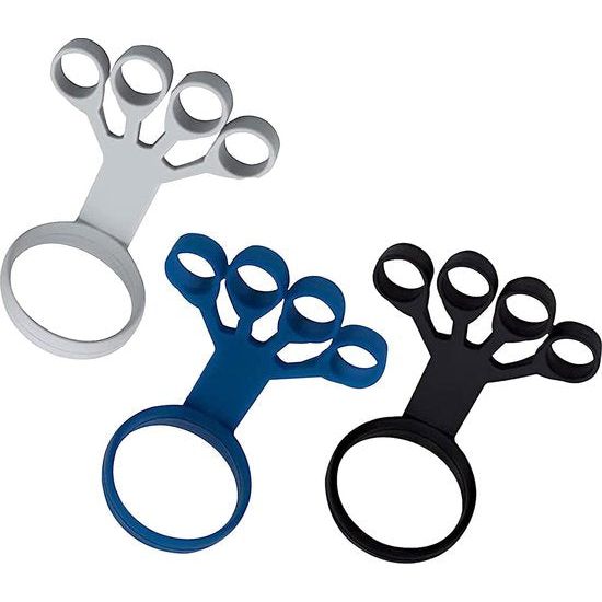 Handtrainer vingertrainer, 3 stuks siliconen handgrip-trainer, sterke vingerweerstandsbanden, vingerextensor voor gitaar, piano en klittenband, 3/4/5 kg