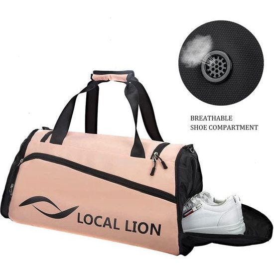 AUNGKWANG Sporttas voor dames en heren, waterdicht, grote reistas met schoenenvak en nat vak, voor reizen, fitness, sport, Donkerblauw, 52 x 27 x 29 cm, Sporttas AUNGKWANG Sporttas voor dames en heren, waterdicht, grote reistas met schoenenvak en nat vak, voor reizen, fitness, sport, Donkerblauw, 52 x 27 x 29 cm, Sporttas
