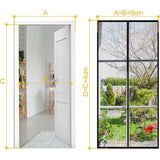 Vliegenhor Magnetische Deur, Balkondeur Insectenbescherming Vliegengordijn Magnetische Deur, Insectenbeschermingsgordijn Deur Patio Deur, Insectenhor Lamellengordijn Magnetisch Gordijn Zwart 80 x 200 cm